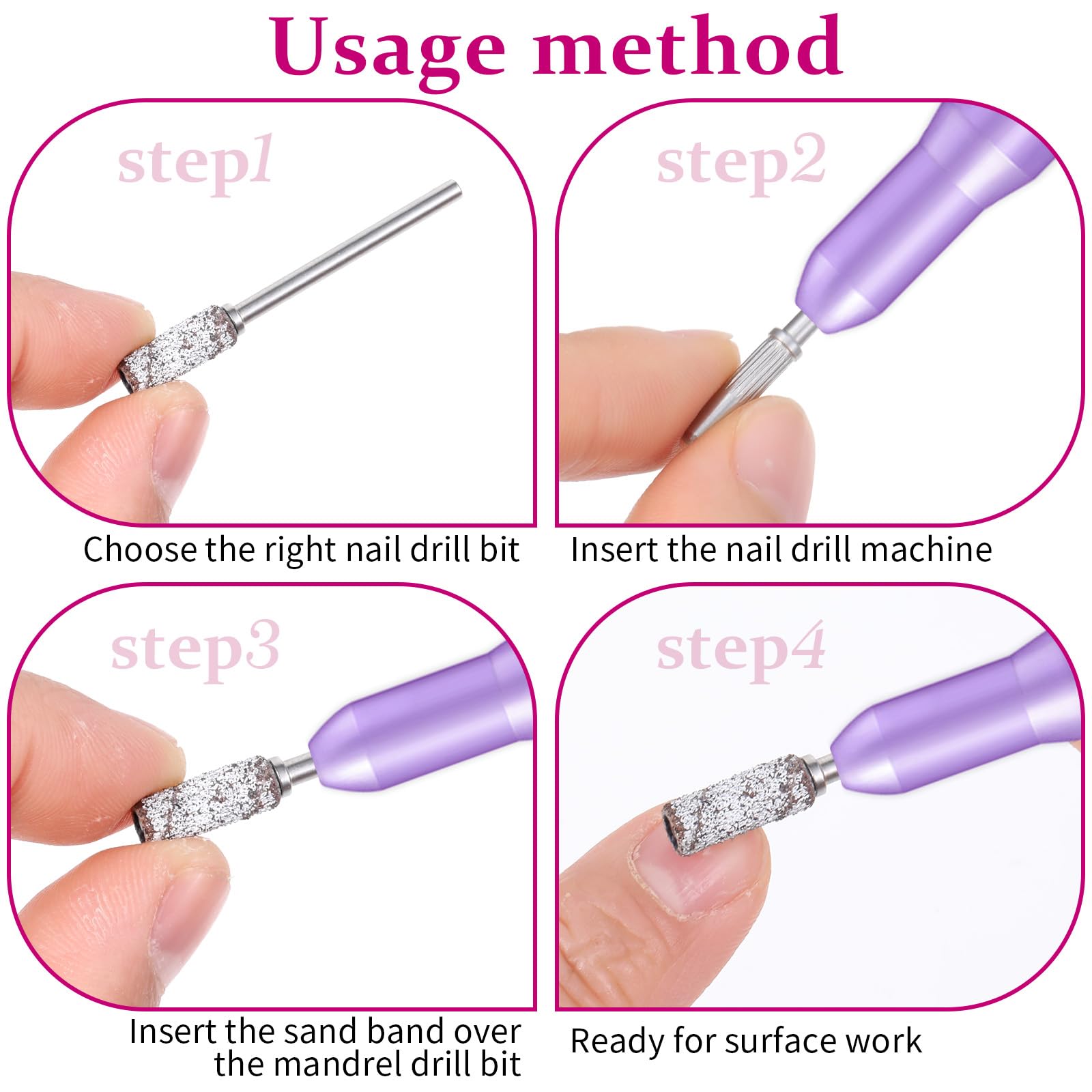 CIATBYYJ compact manicure tool image featuring quick polishing and shaping