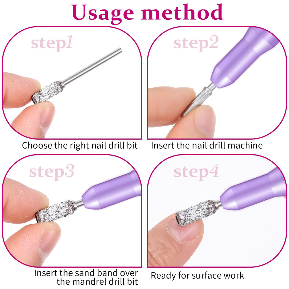 CIATBYYJ compact manicure tool image featuring quick polishing and shaping