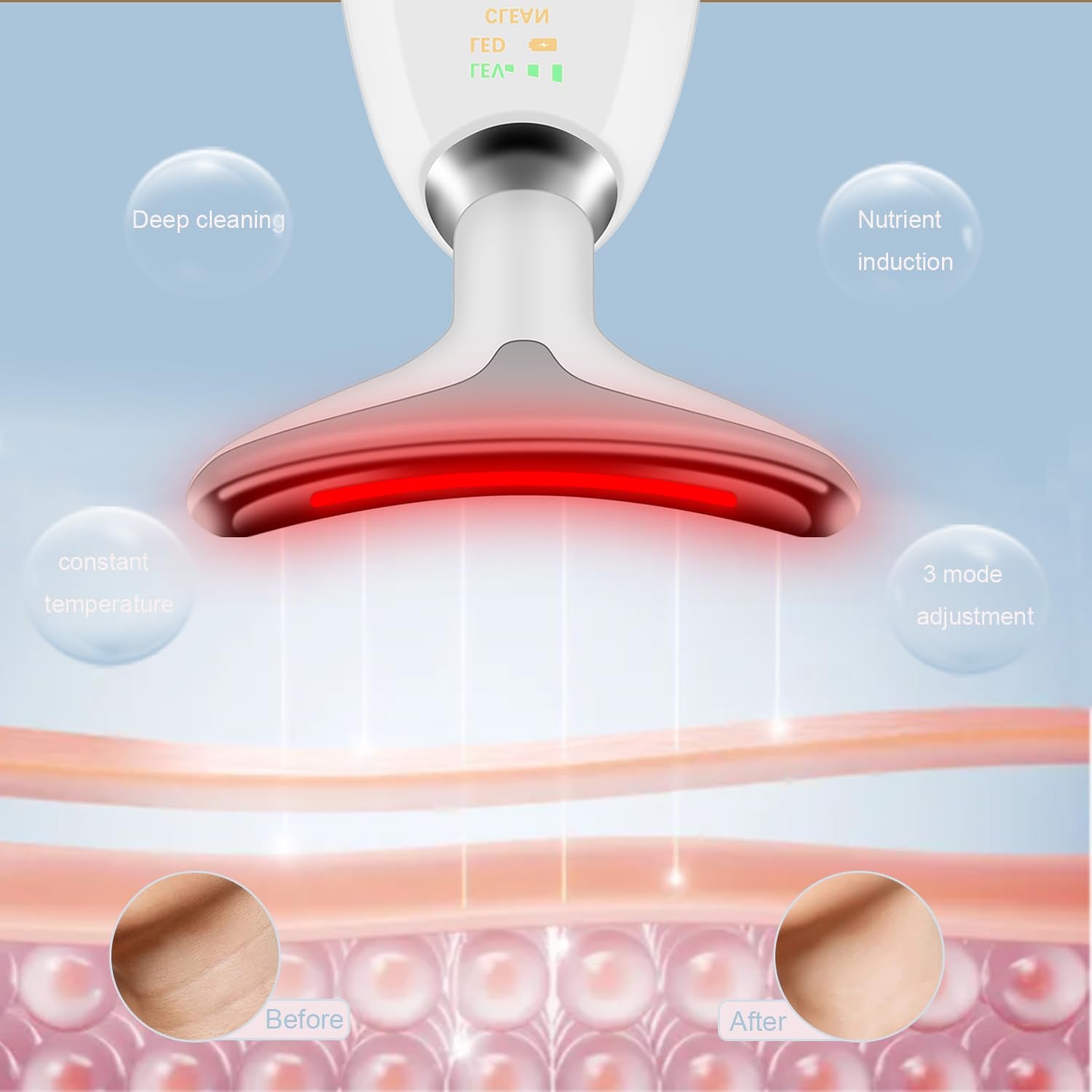 Cibqun intelligent induction with 160-degree curve adapts to your neck.