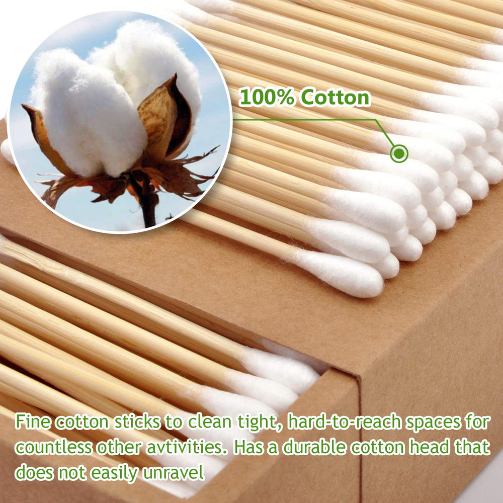 Cibutyful makeup removal and nail polish cleanup with soft cotton tips