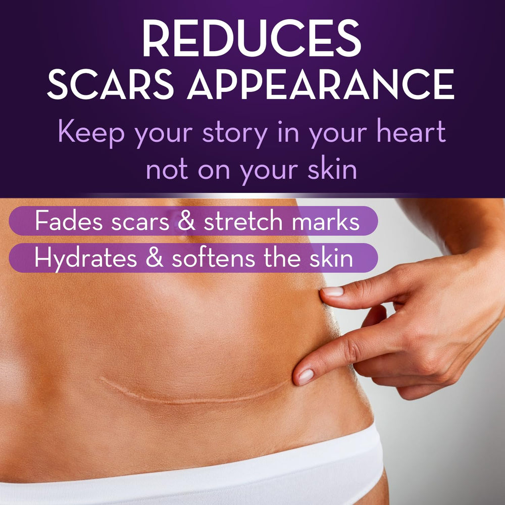 Cicatricure Advanced Scar Gel application close-up showing easy dab and absorb use.