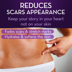 Cicatricure Advanced Scar Gel application close-up showing easy dab and absorb use.