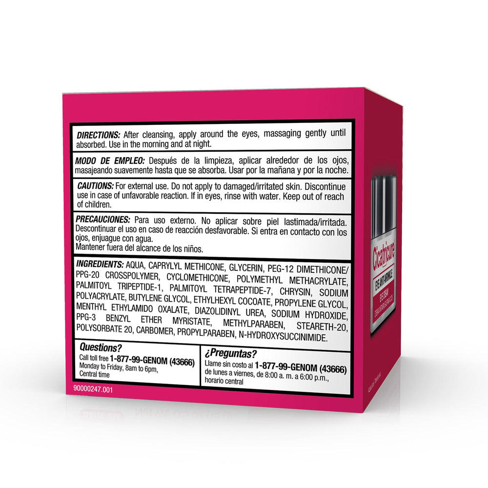 Cicatricure Blur & Filler: fórmula avanzada para cuidado del contorno ocular.
