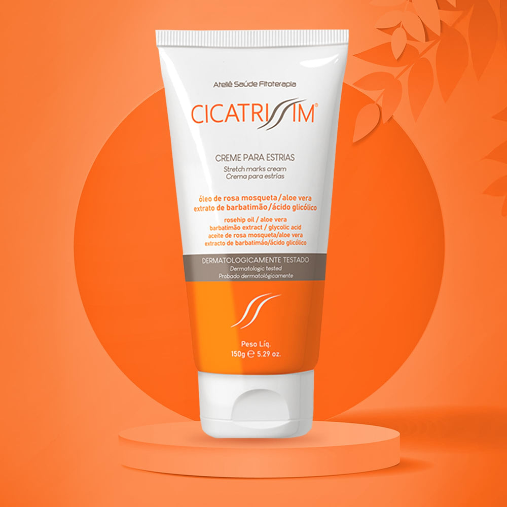 Cicatrissim used on thighs, breasts, and buttocks for smoother skin