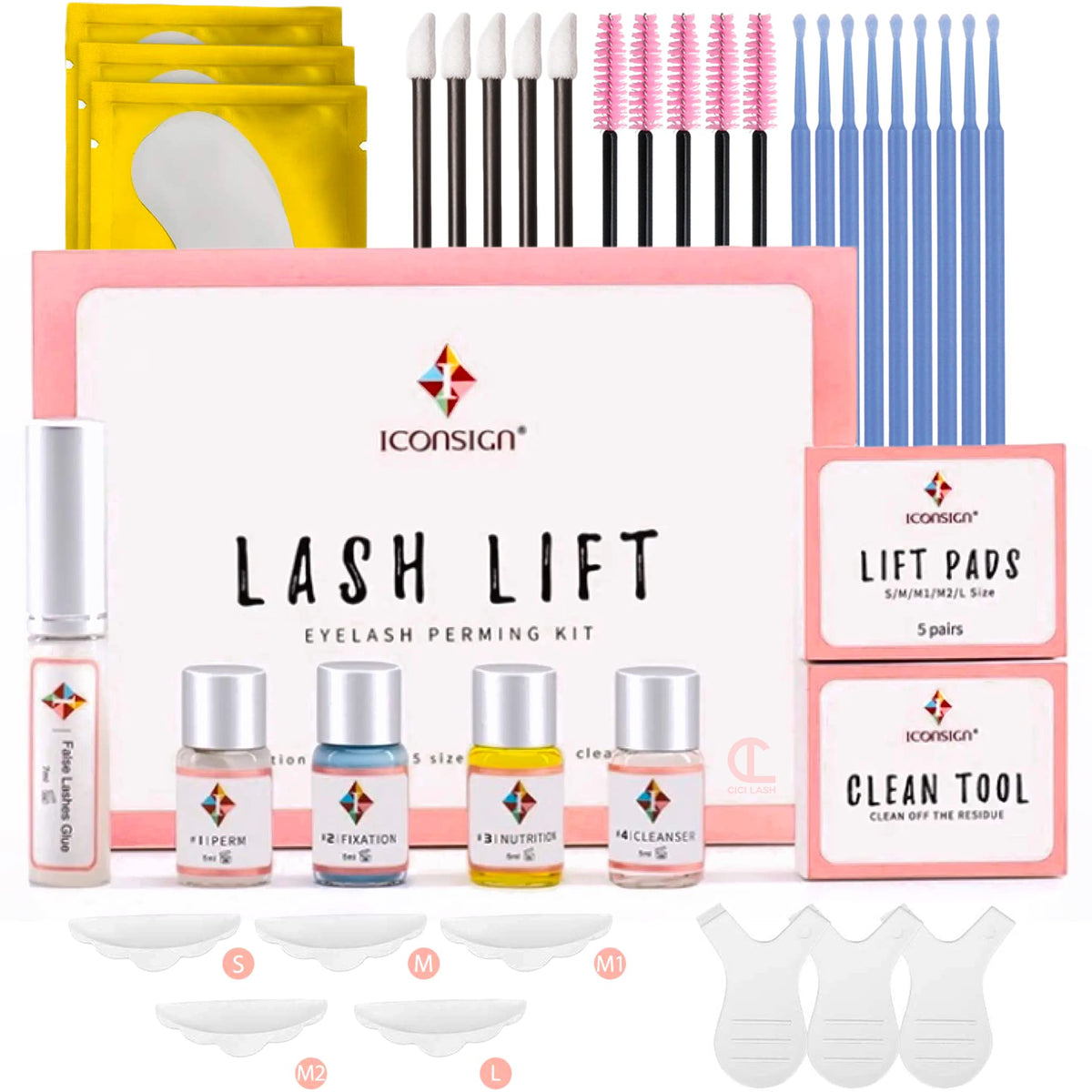CICI Lash aplicación de pestañas para un look más abierto y natural