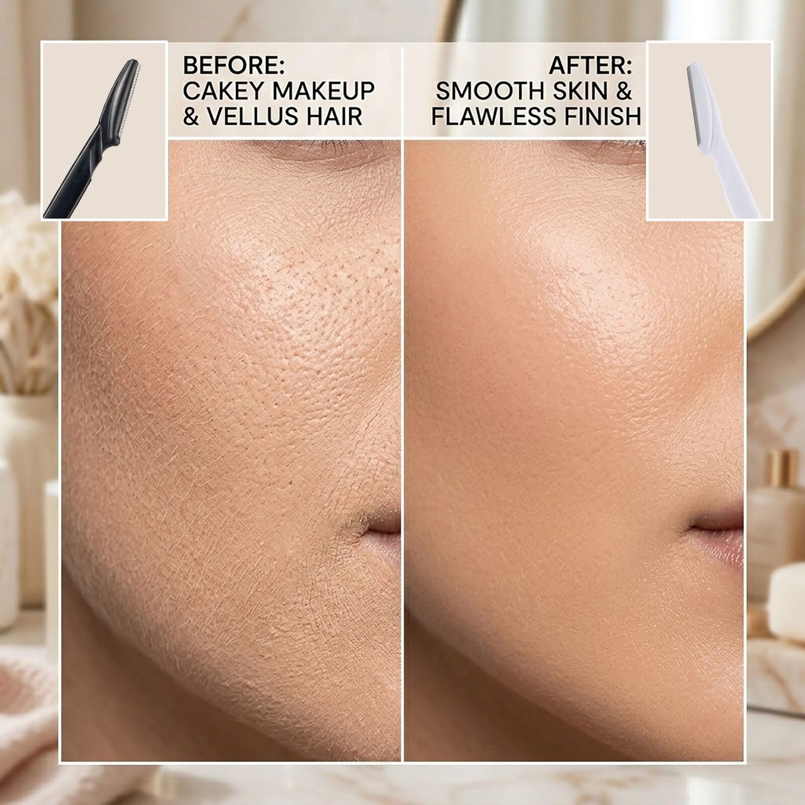 CICINUJOY angled blade design for precise shaping of facial features