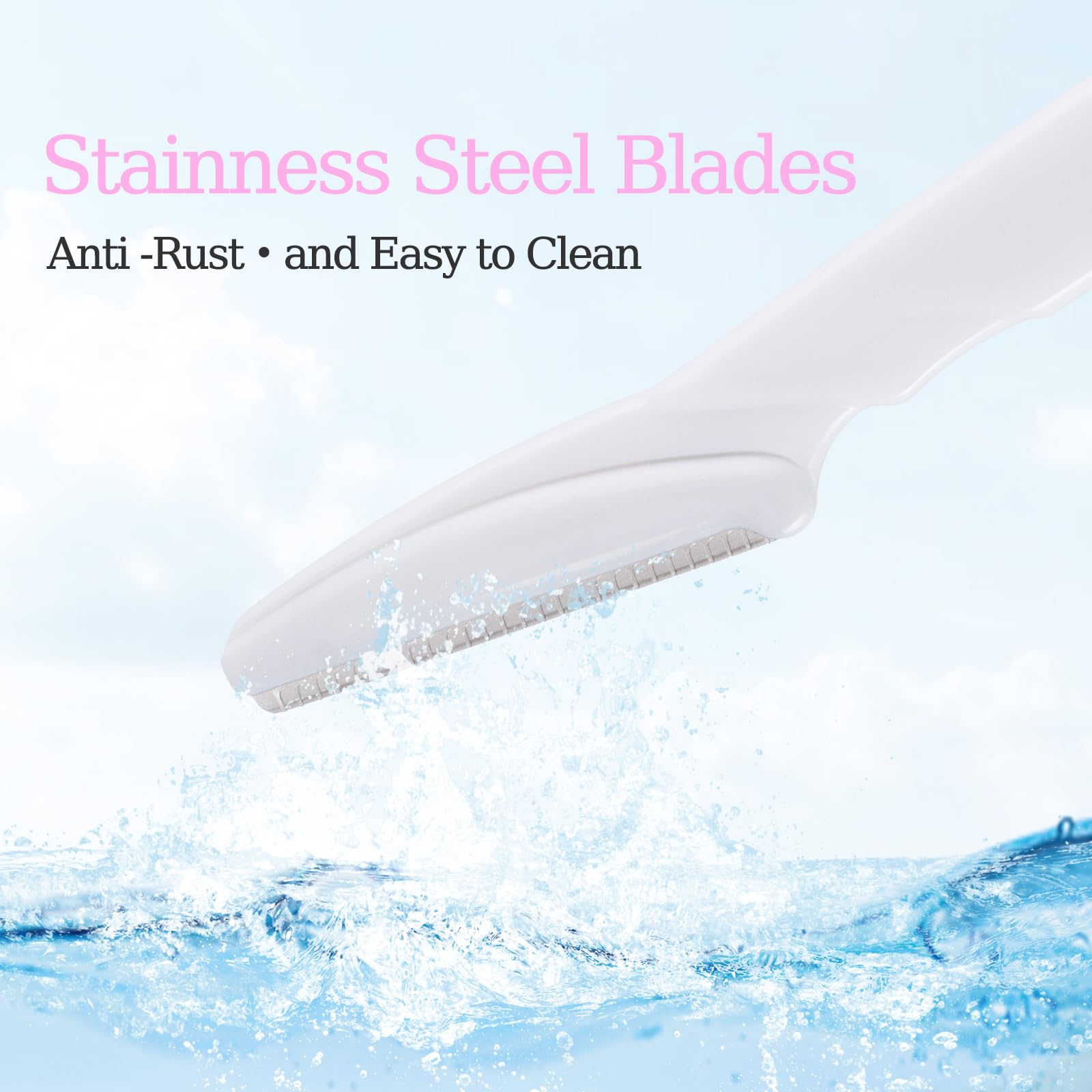 CICINUJOY razor with protective cover to prevent nicks during use