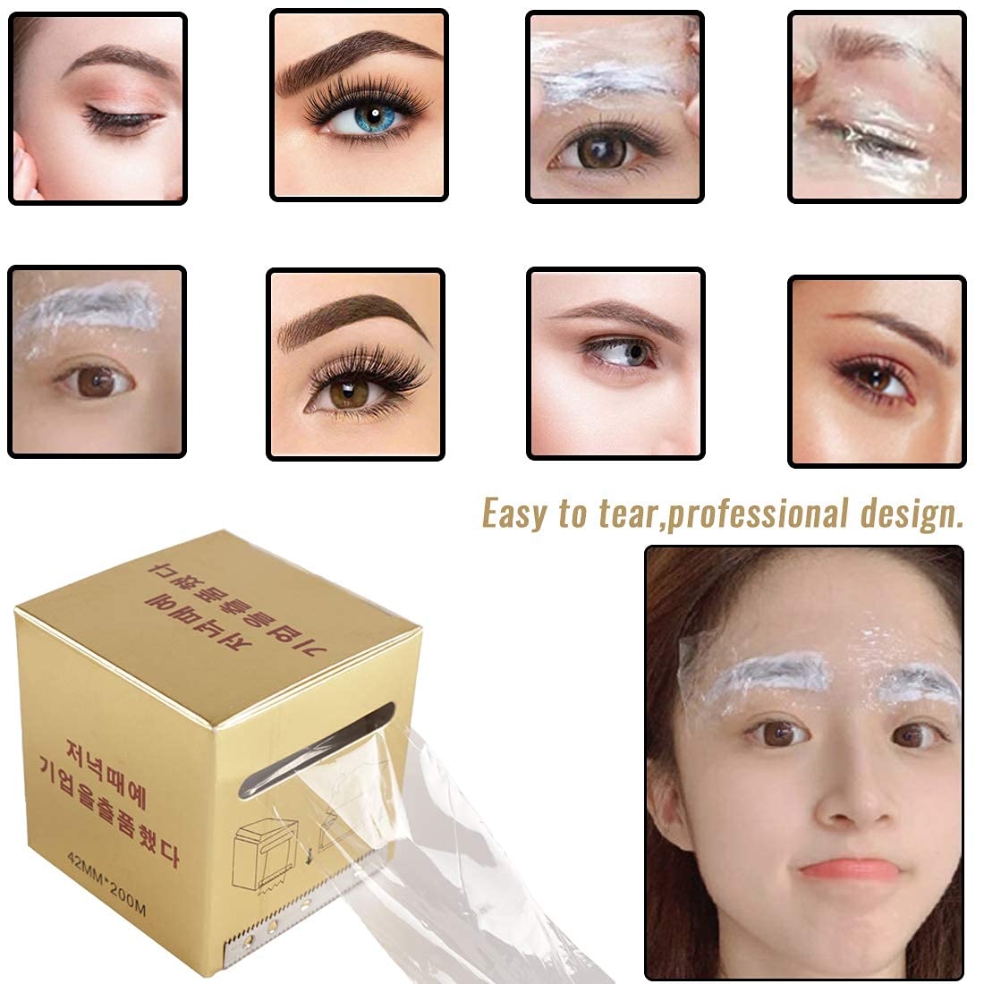CICITOYWO cubierta cejas añade protección durante el proceso y el descanso