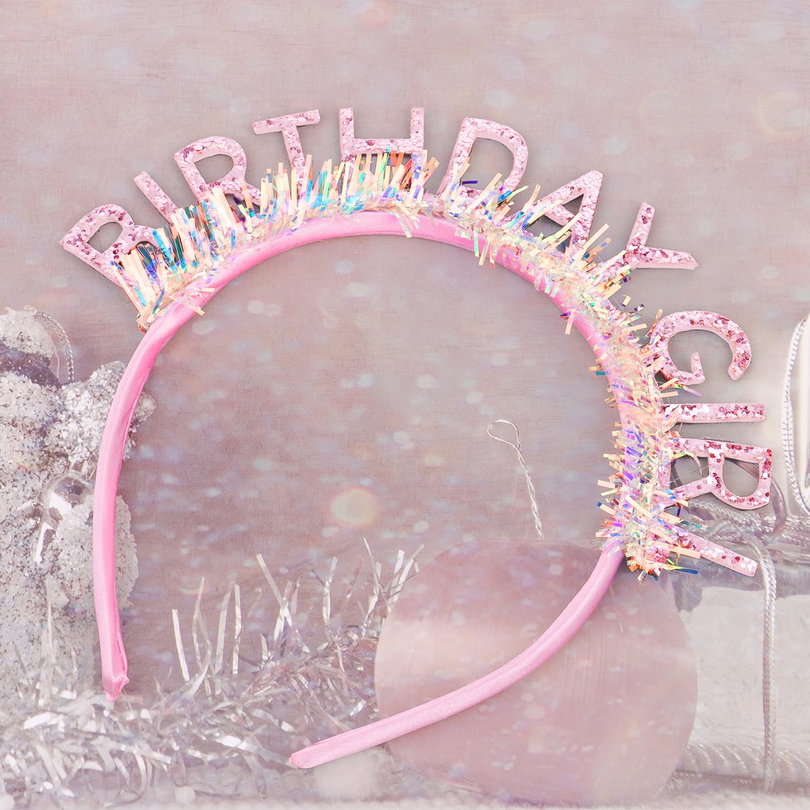 CIEHER birthday scene featuring glitter tiara enhancing photo-worthy moments