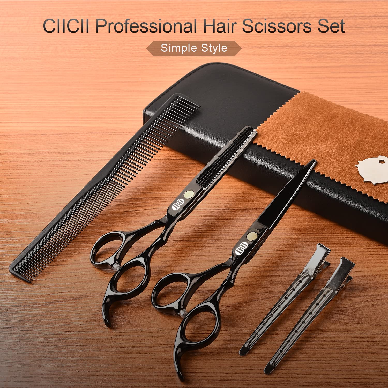 CIICII 8-in-1 hair cutting kit for home grooming versatility