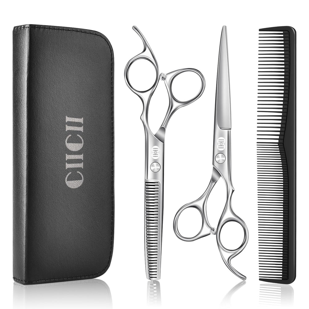 CIICII hair cutting scissors 6.7-inch blade for precise styling at home