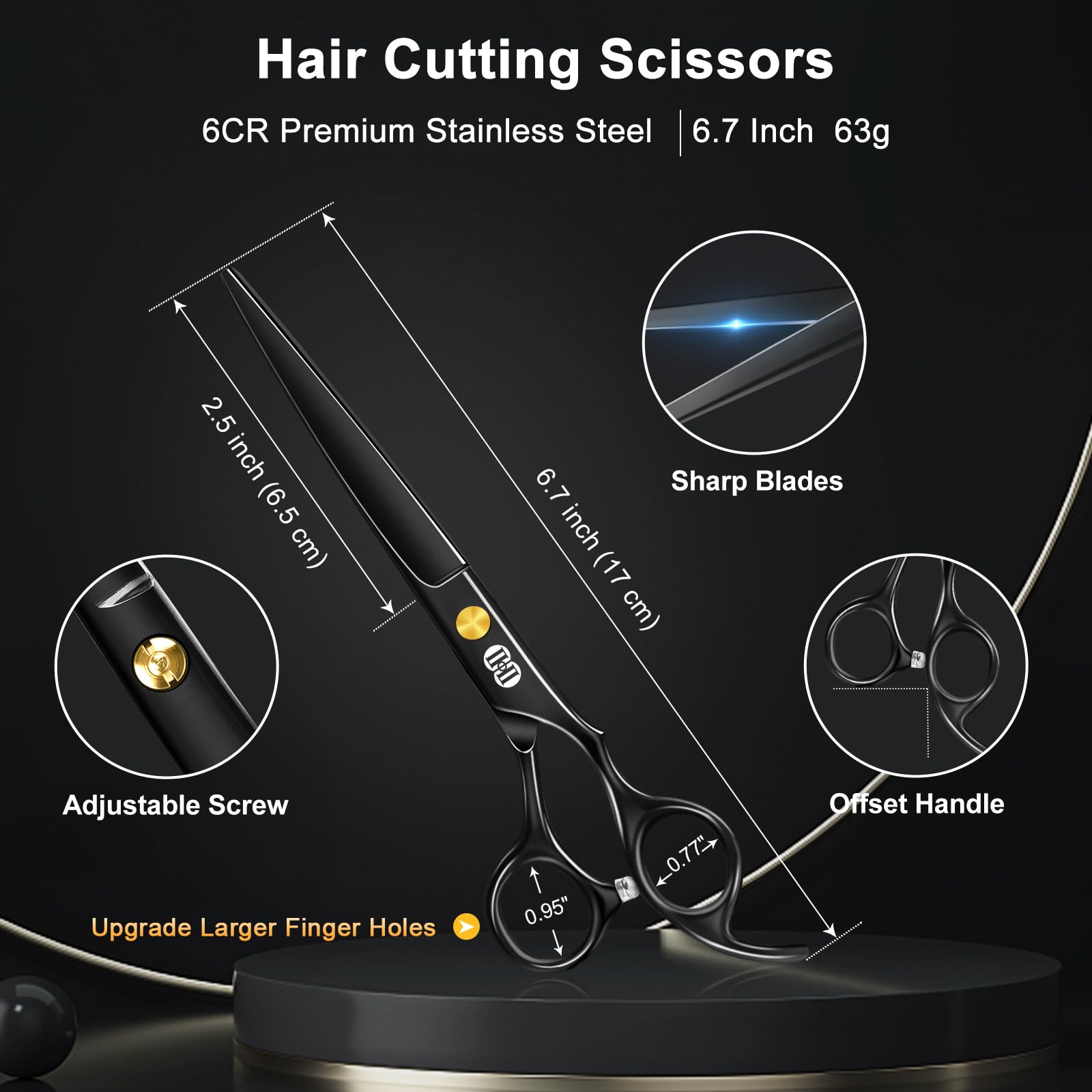 CIICII thinning scissors 28 teeth for even layering