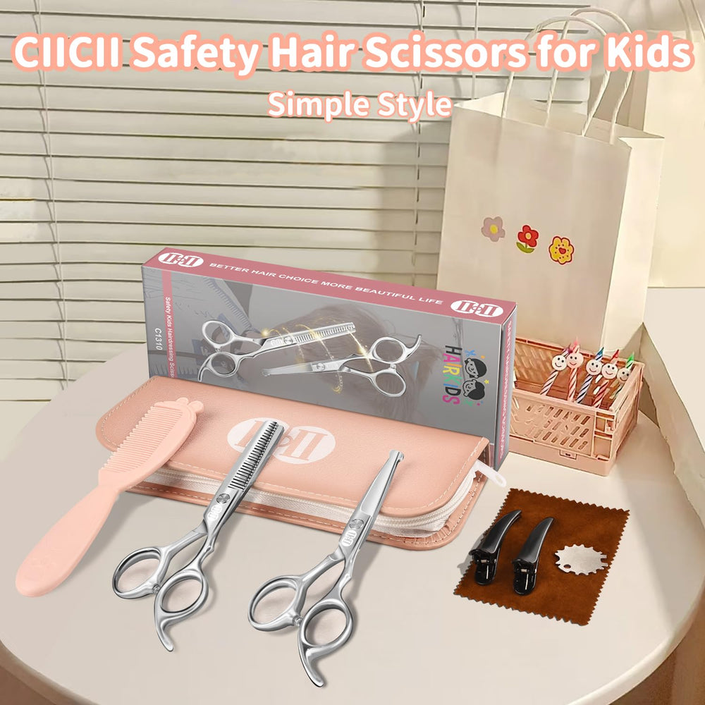 CIICII scissors adjuster fine-tunes tension for smoother cuts.