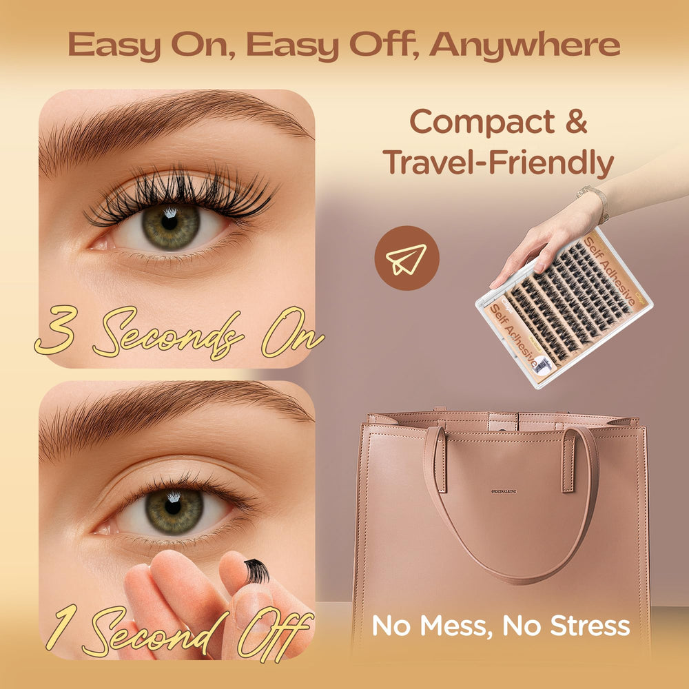 CILIYA beginner-friendly, reusable clusters for multiple wears