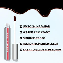 Cilrofelr acabado mate labial ofrece color intenso sin resecar.