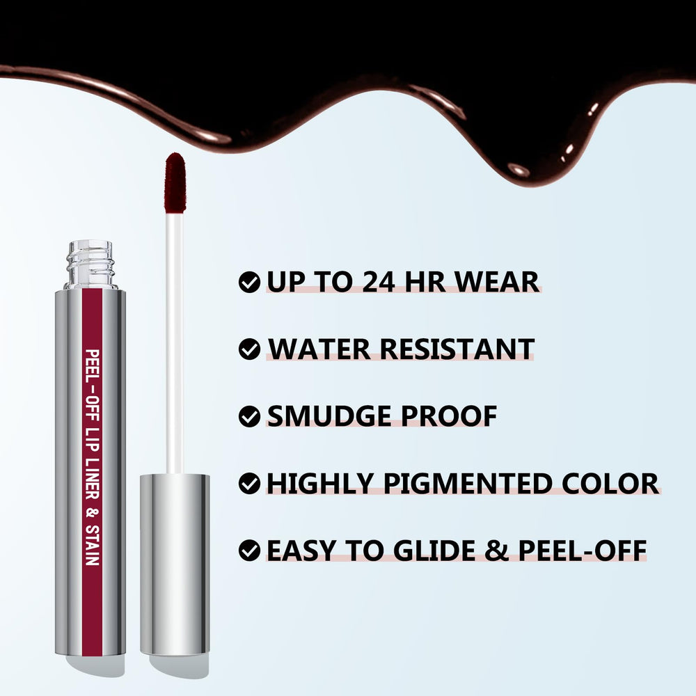 Cilrofelr Delineado labial tatuaje frambuesa, rellena y traza con precisión para un look definido.