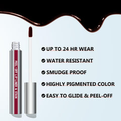 Cilrofelr Delineado labial tatuaje frambuesa, rellena y traza con precisión para un look definido.