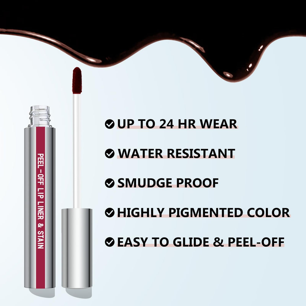 Cilrofelr delineador labios mate con punta fina para delinear con precisión.