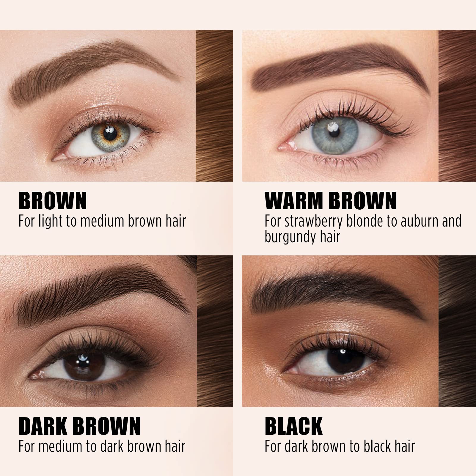 Cilrofelr gel cejas, delineado natural y relleno uniforme