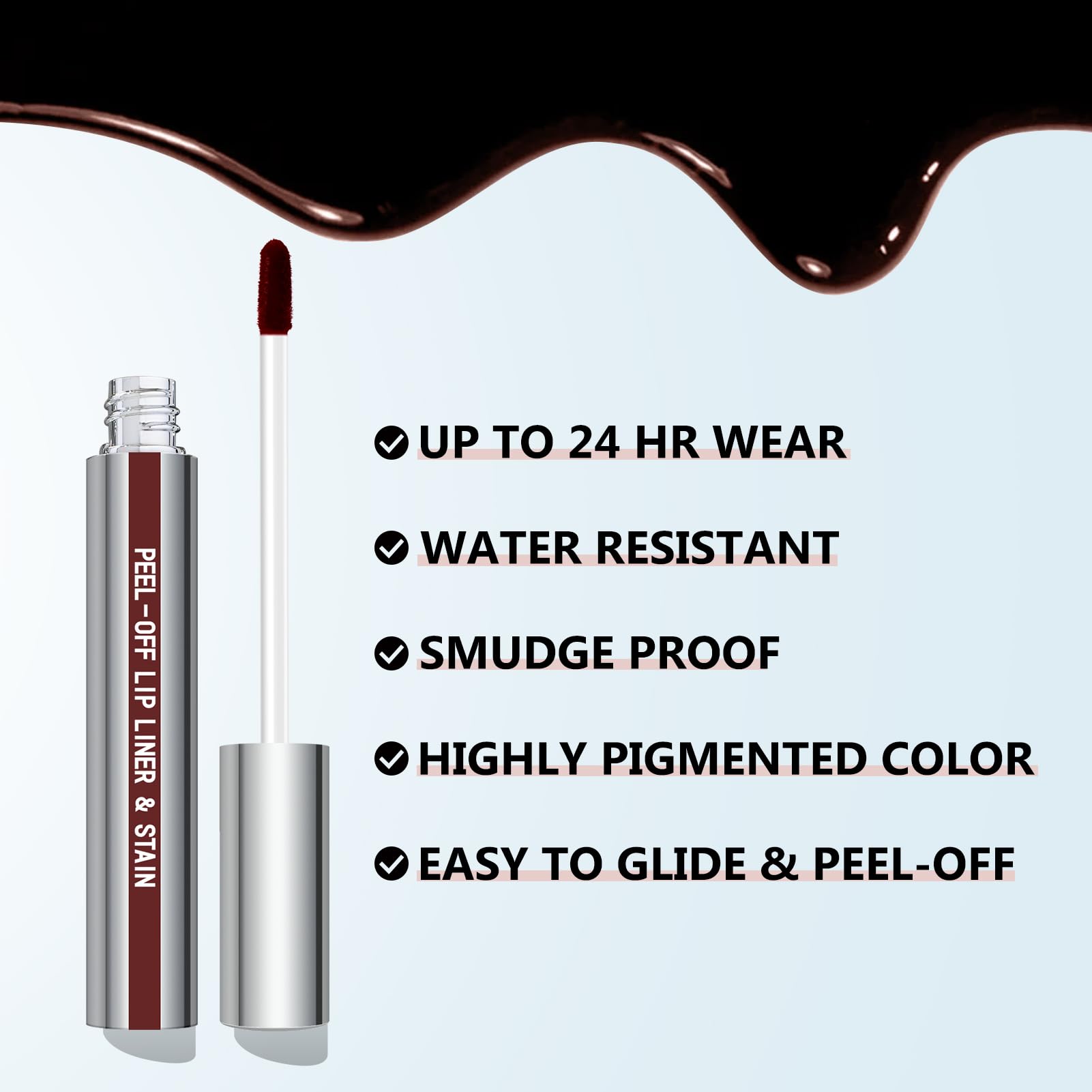 Cilrofelr labial con acabado mate para look definido y natural.