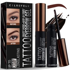 Cilrofelr gel tatuaje para cejas: aplicación fácil para definición natural.