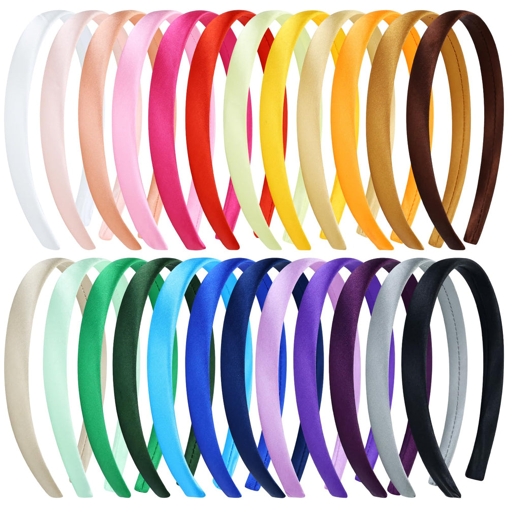 Cinaci diadema satinada en colores dulces para estilizar peinados con suavidad