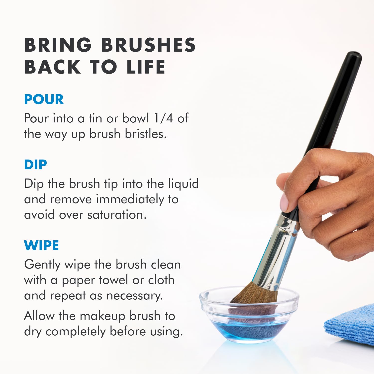 Cruelty-free packaging highlights ethical, studio-grade brush care from Cinema Secrets.