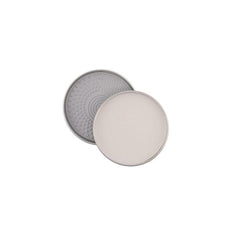 Cinema Secrets brush cleaner soap in action demonstrates effective cleansing with the integrated scrubber