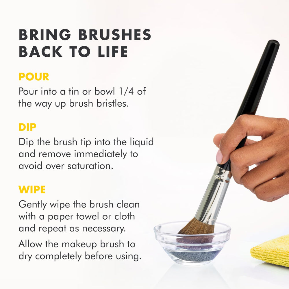 Cinema Secrets cruelty-free icon signaling ethical brush cleaning.