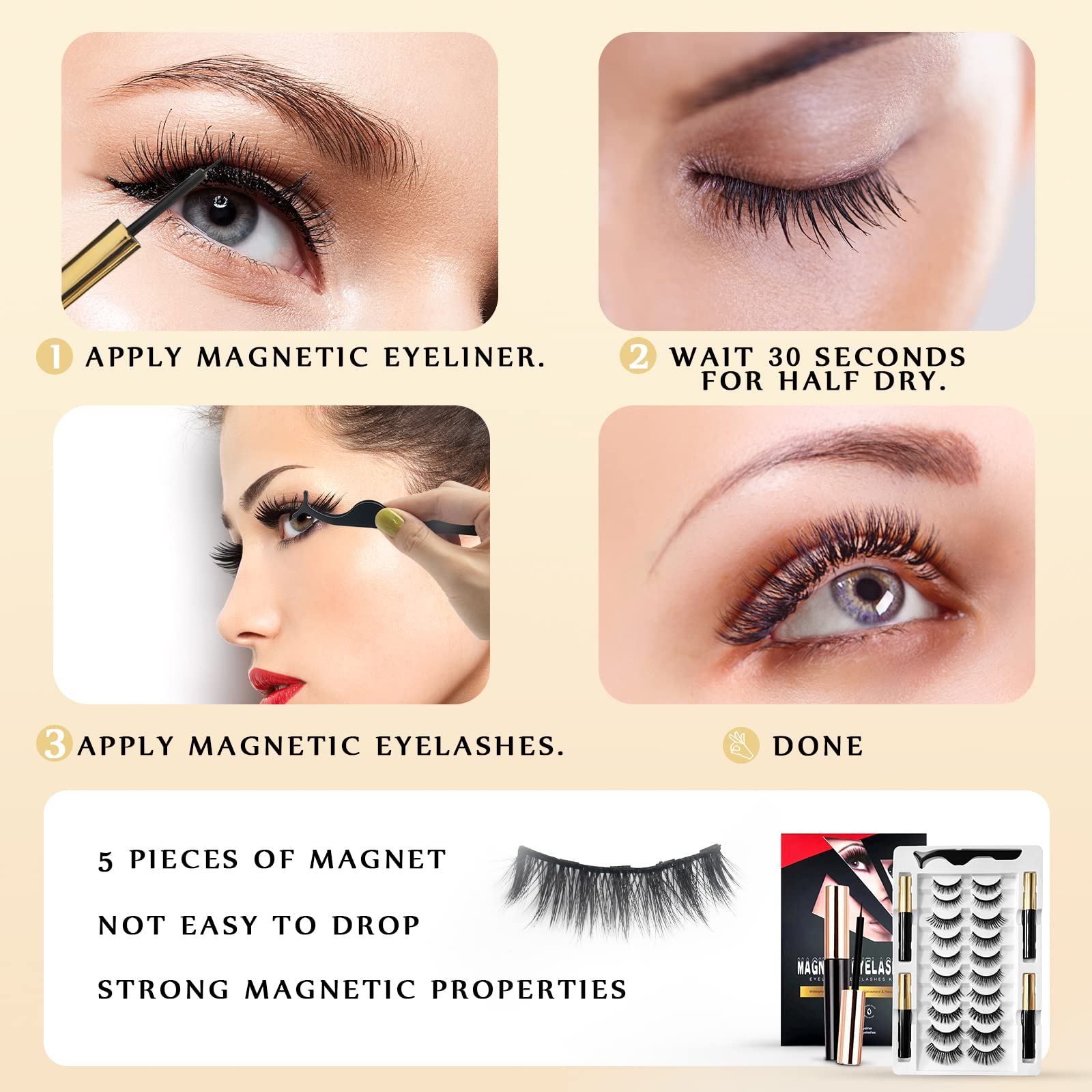 Cintizon dramatic-look lashes ideal for parties and evenings.