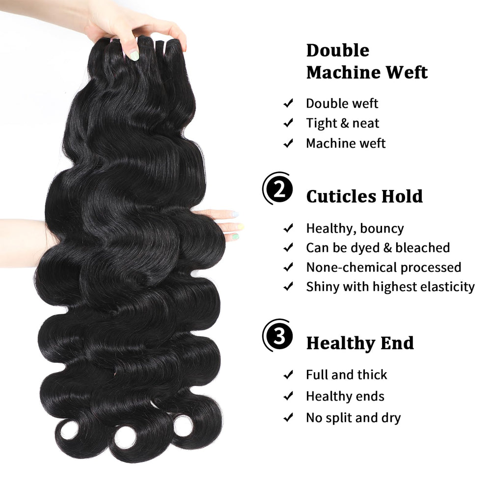 Ciracevi virgin Remy hair no shedding bundle for durable wear