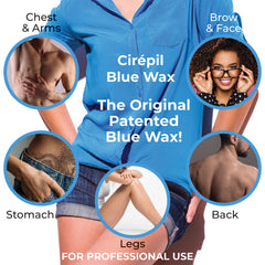 Cirepil Blue stripless hair removal system in use