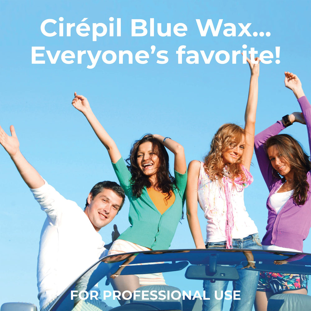 Cirepil Blue Wax Tin made in France, trusted by professionals.