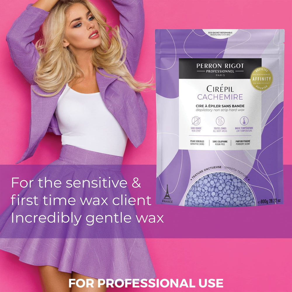 Cirepil Cachemire ideal for face and intimate areas use.