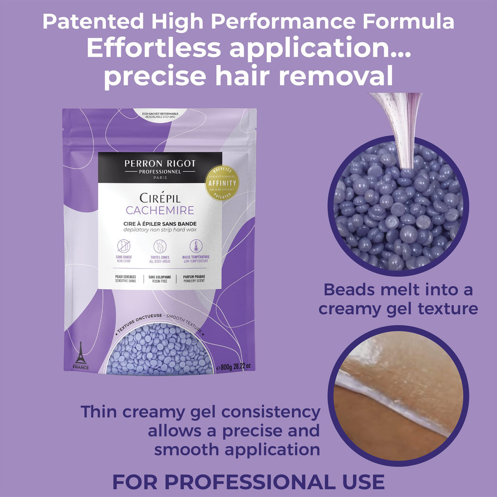 Cirepil Cachemire fragrance with powdery scent enhancing spa-like experience.