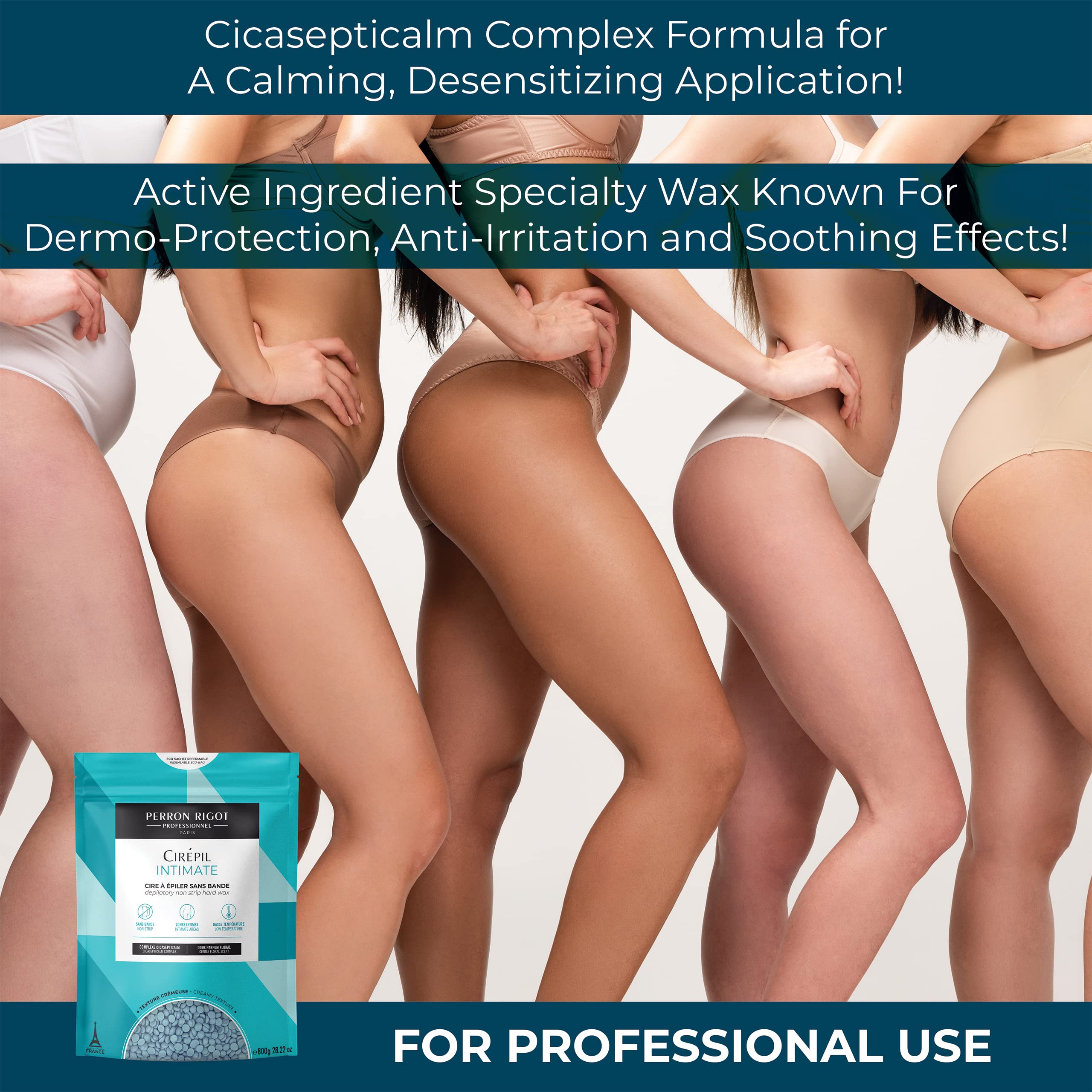 Dermatologically tested Cirepil Intimate for sensitive areas and safe waxing