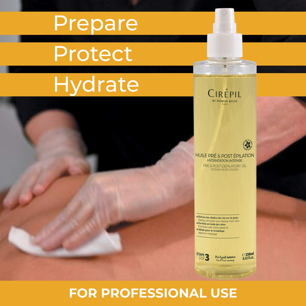 Cirepil professional 250ml oil box ready for salon use.