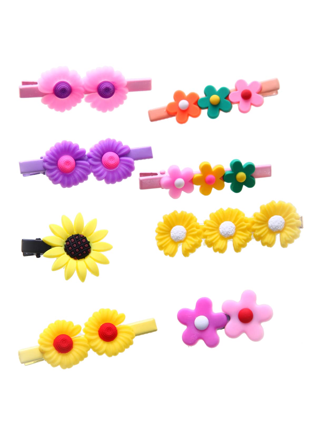 Barrettes con flores brillantes CISMARK para peinados luminosos