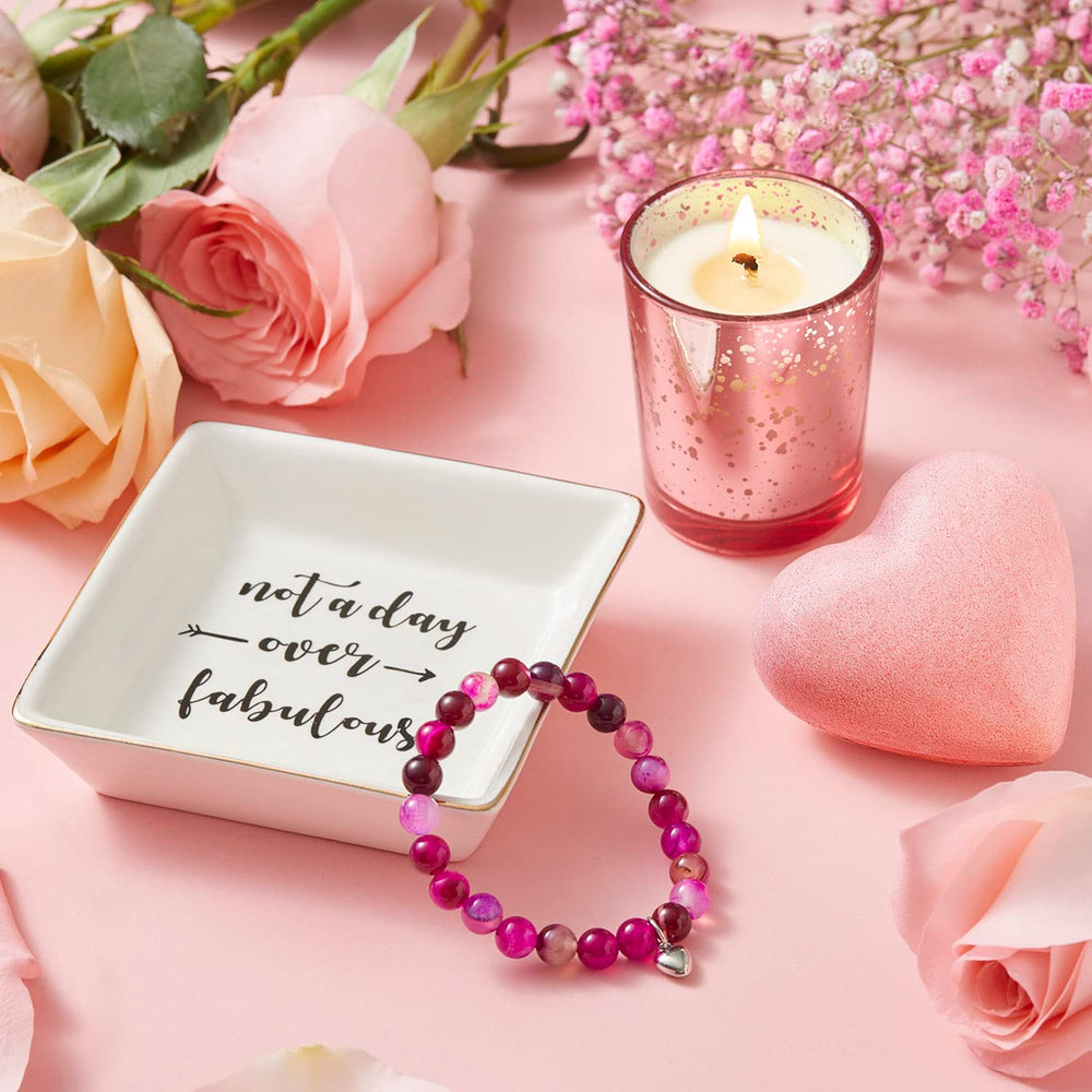 CITTA pulsera de cuentas de agata que transmite calma