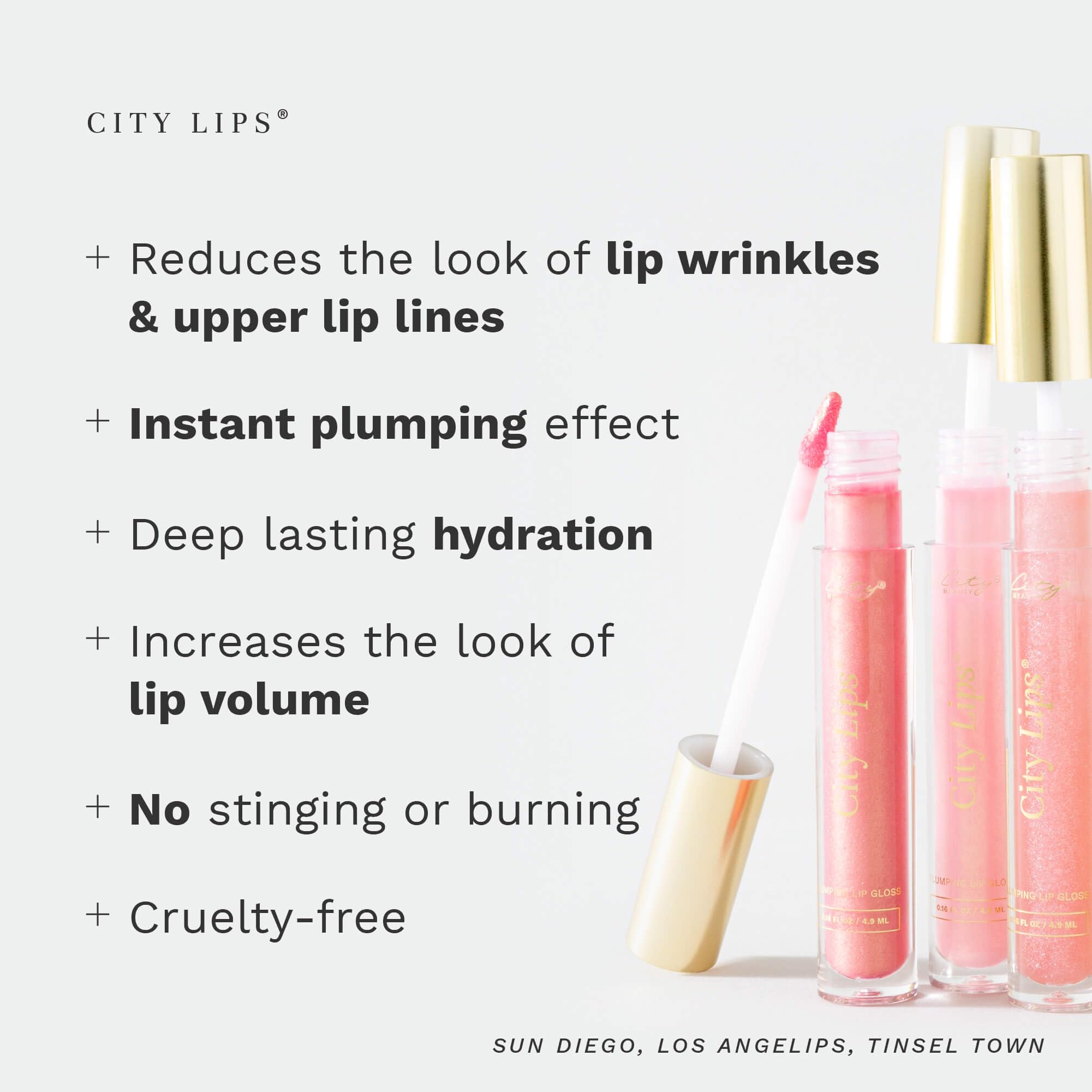 City Beauty City Lips cruelty-free formula supports ethical lip care.
