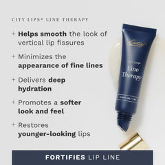 City Beauty City Lips Line Therapy reduces visible vertical wrinkles around the mouth.