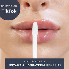 City Lips peptides boost volume while smoothing fine lines.