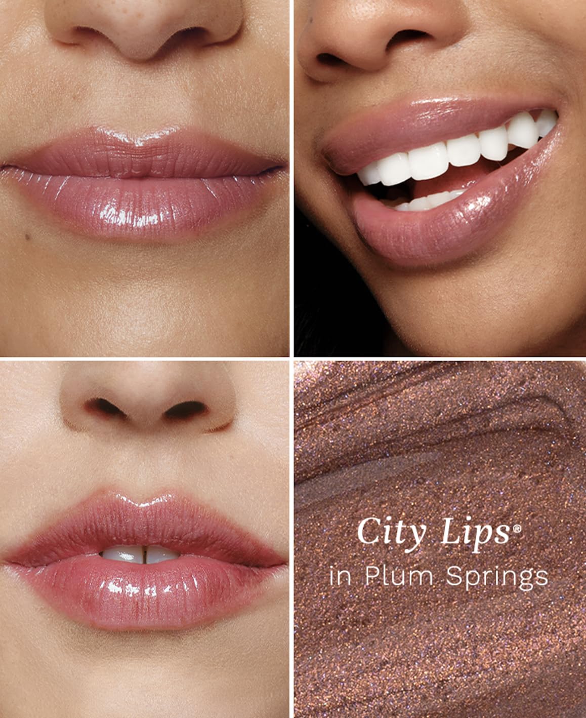 City Beauty City Lips gloss wand applying for precise, hydrated shine