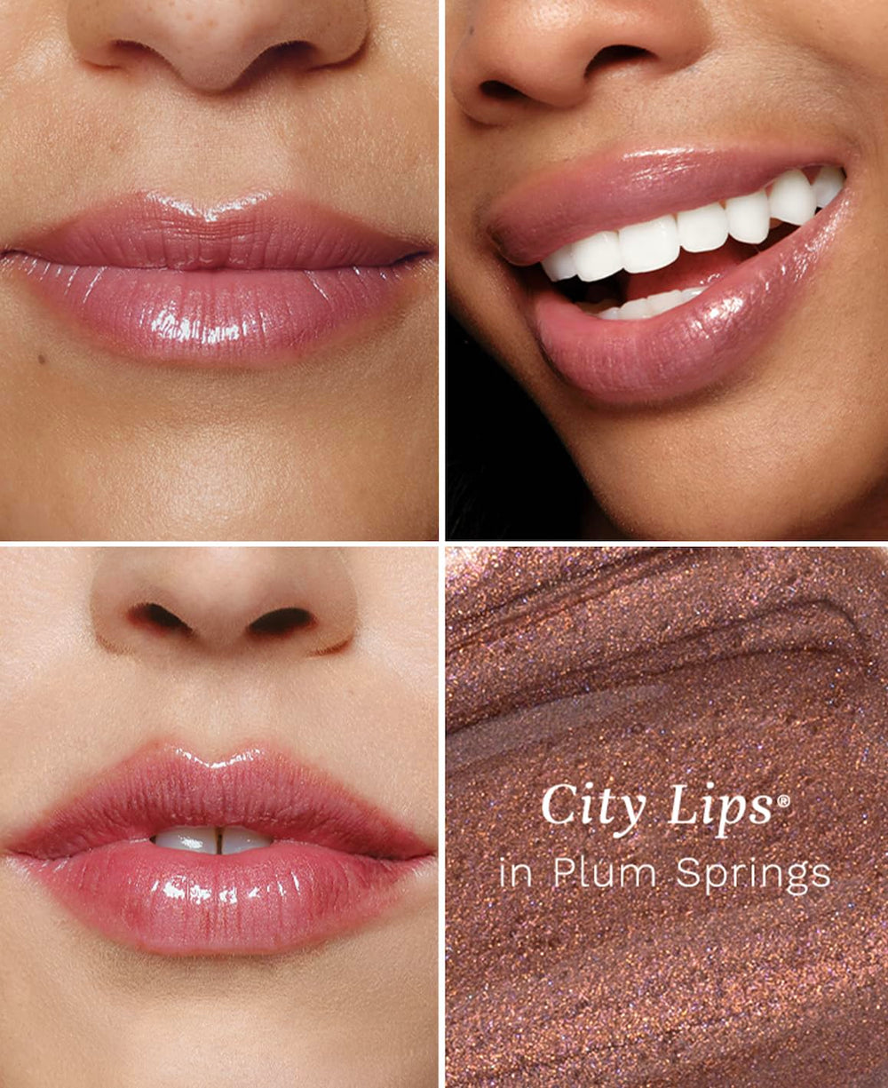 City Beauty City Lips gloss wand applying for precise, hydrated shine