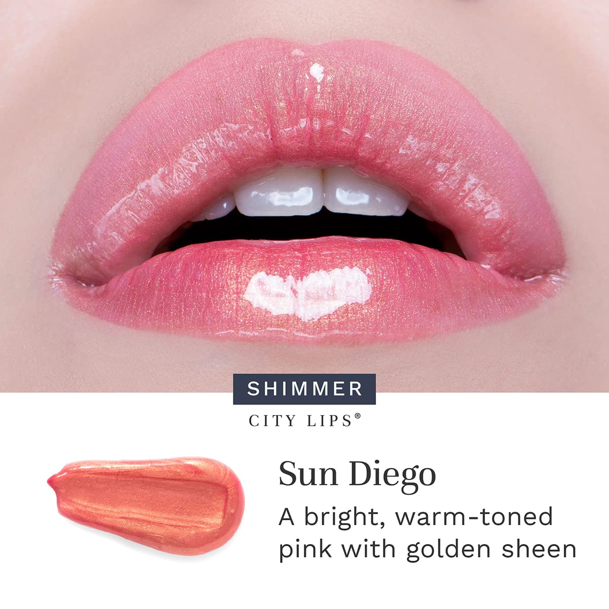 Oligopeptides in City Lips Sun Diego help smooth fine lines
