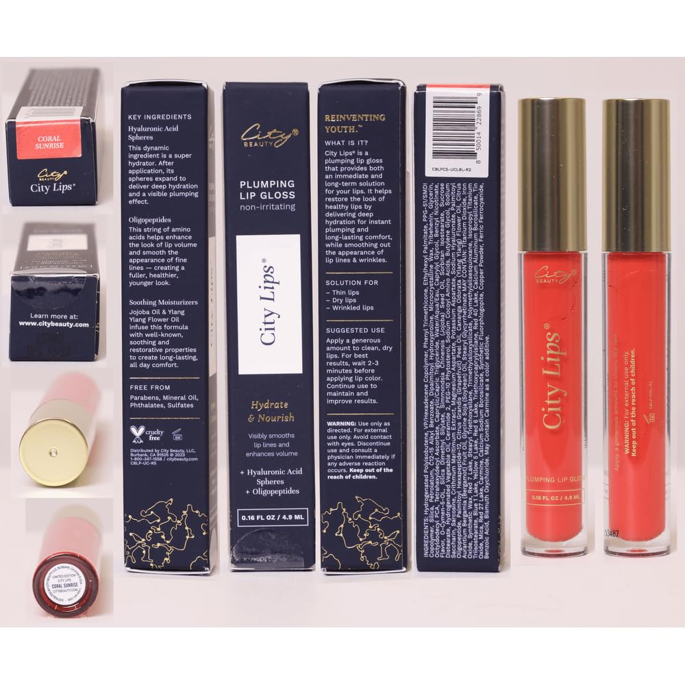 City Beauty City Lips Midnight Sparkle gloss tingling sensation may indicate active plumping action.