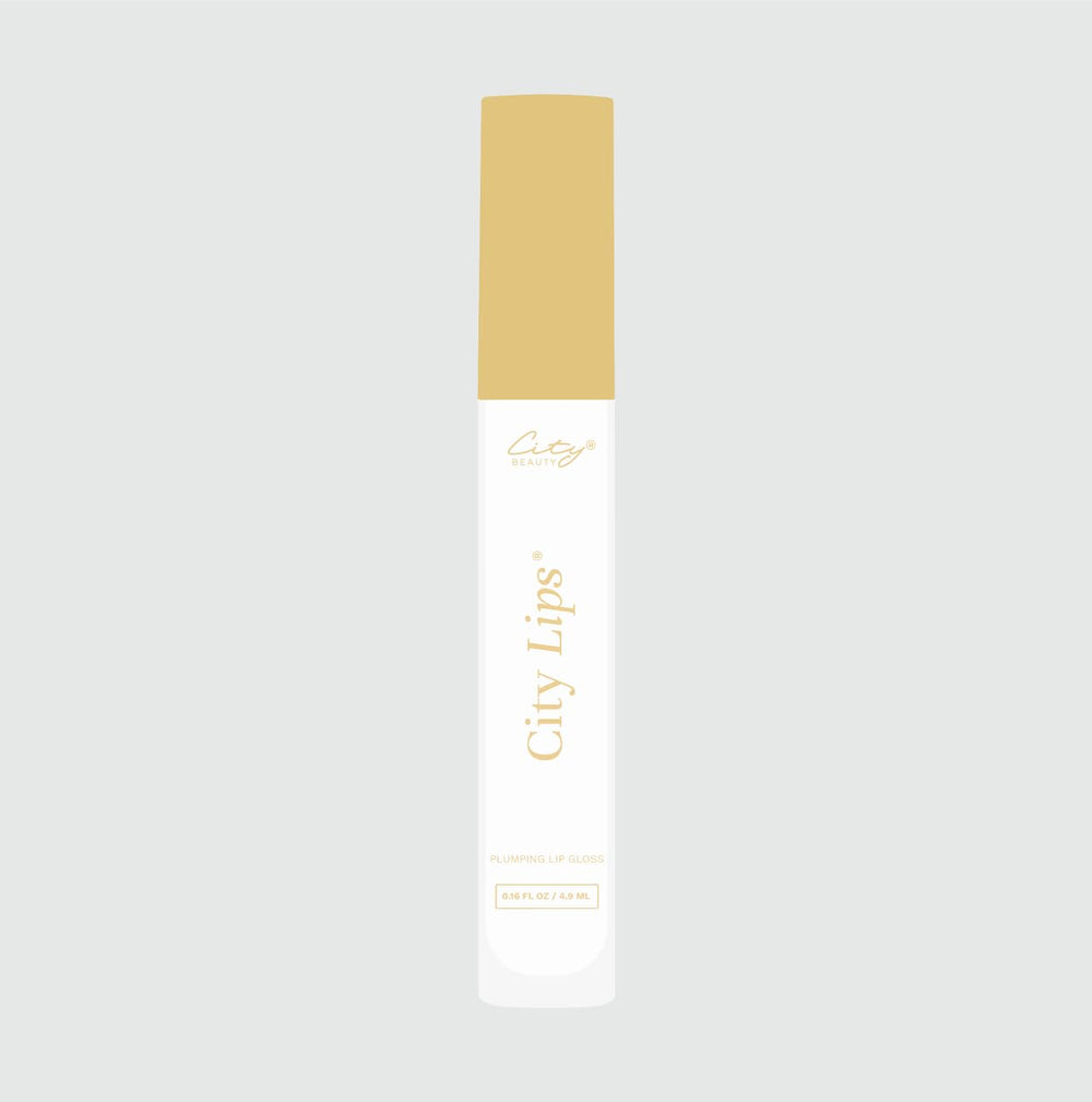 City Lips gloss supports a visibly fuller smile over time.
