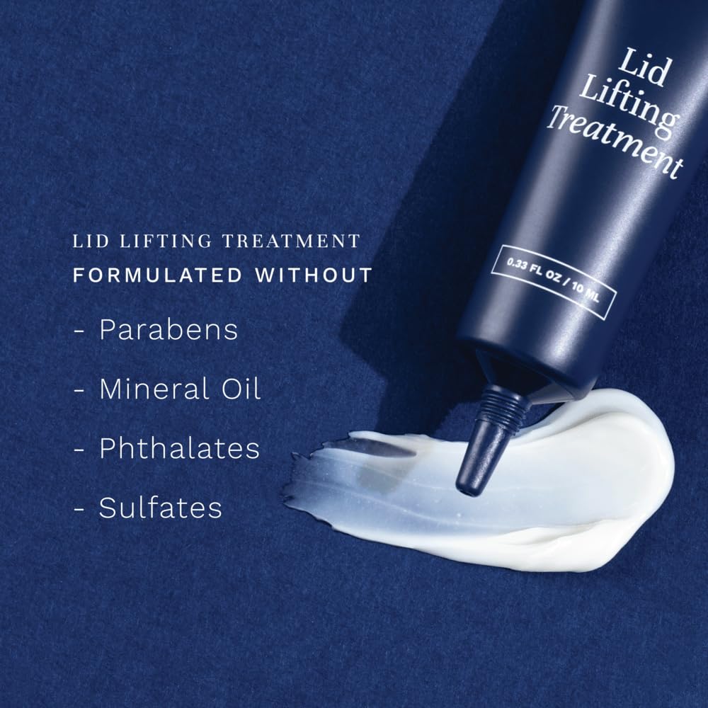 City Beauty Lid Lifting Formula hydration boost shown as creamy layer under eye.