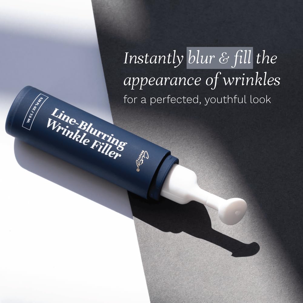City Beauty Line-Blurring Wrinkle Filler applying on face highlights immediate smoothing