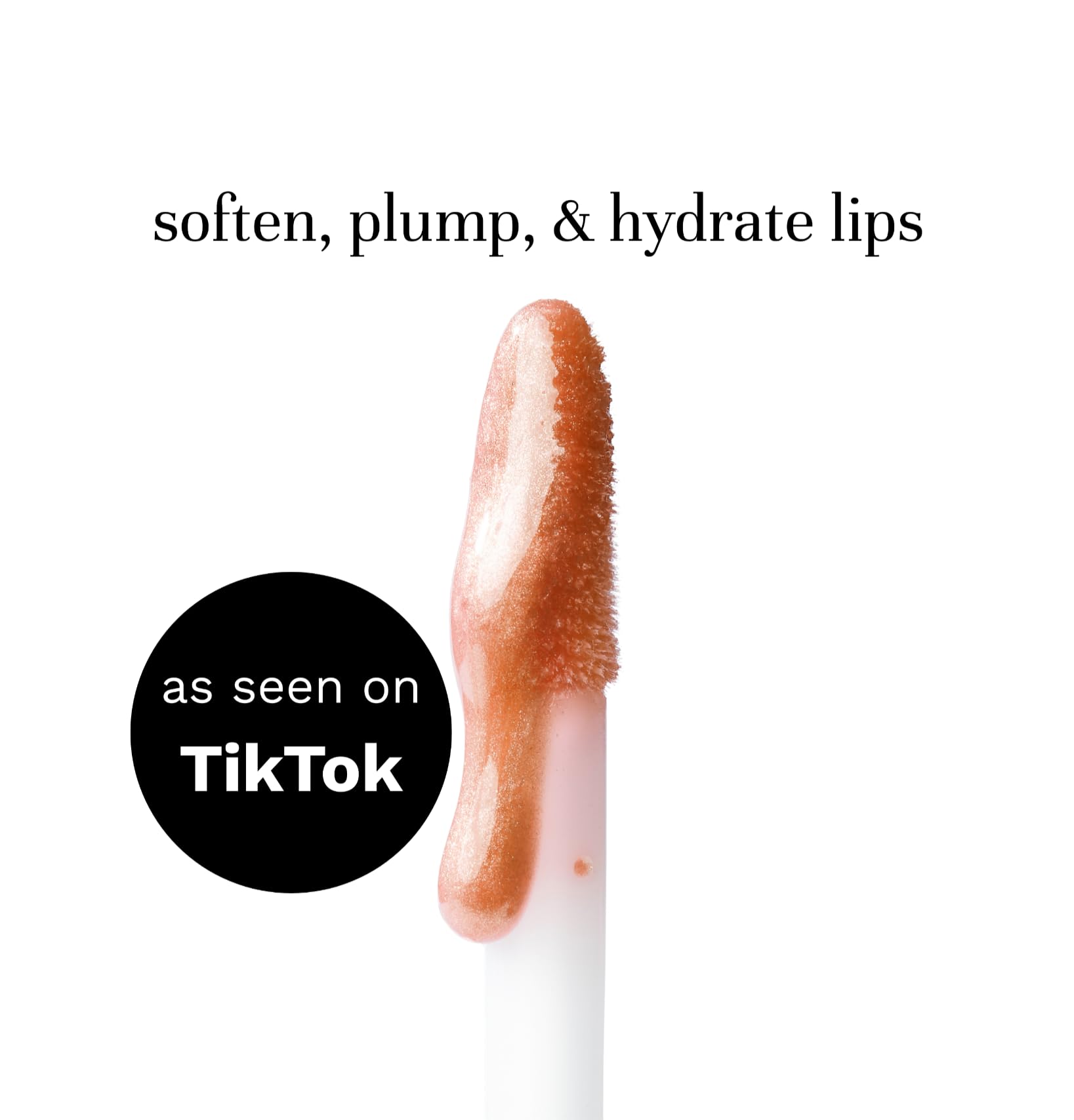 Model showcasing City Lips Nude York gloss finish and glow.